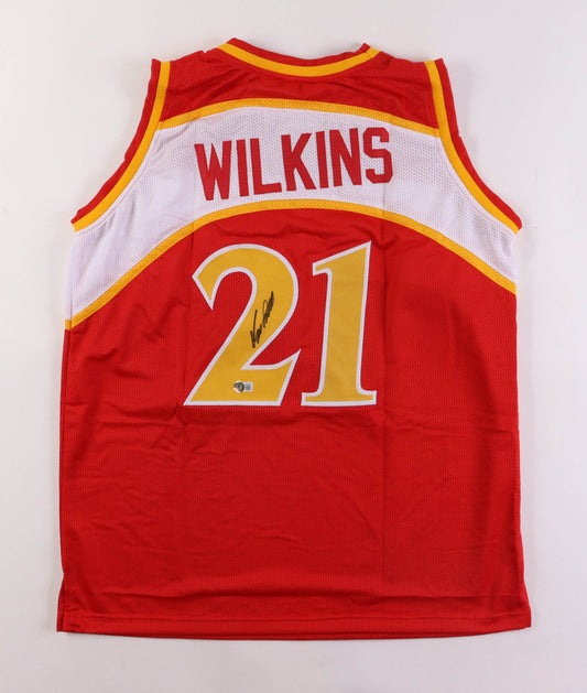 Dominique Wilkins Atlanta Hawks Autographed Jersey