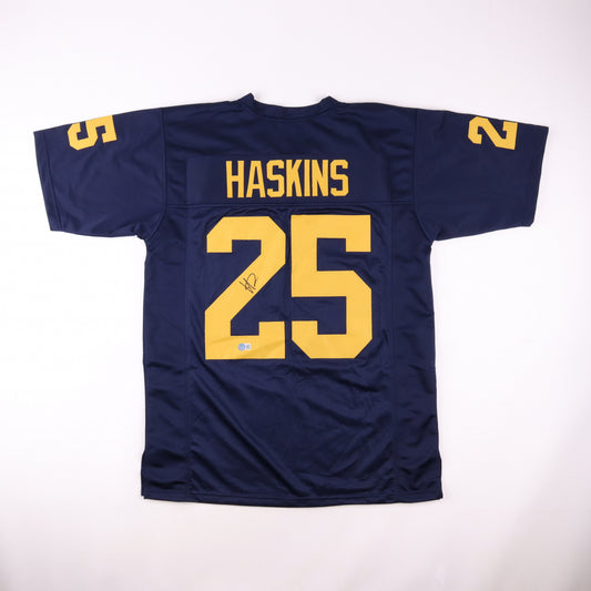 Hassan Haskins Michigan Wolverines autographed jersey