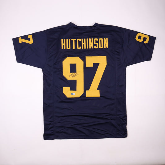 Chris Hutchinson Michigan Wolverines autographed jersey