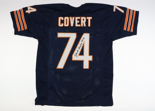 Jim Covert Chicago Bears Autographed Jersey
