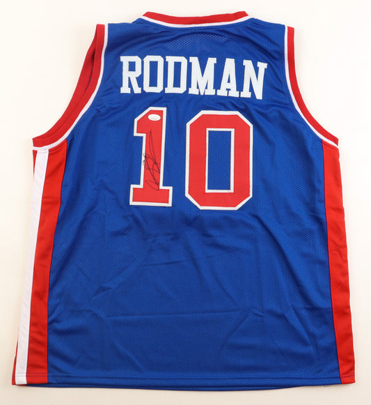 Dennis Rodman Detroit Pistons autographed Jersey